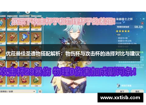 优菈最佳圣遗物搭配解析：物伤杯与攻击杯的选择对比与建议